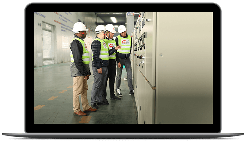 Generator Set Inspection before Shipping EMAC Team Meeting Partner at Exhibition